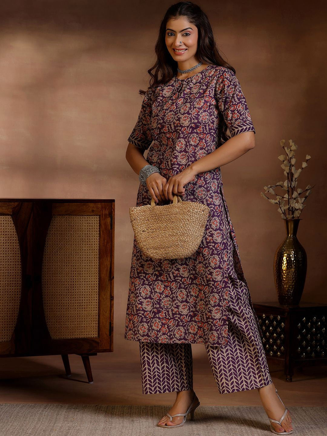 Heritage Blossom Kurti Set