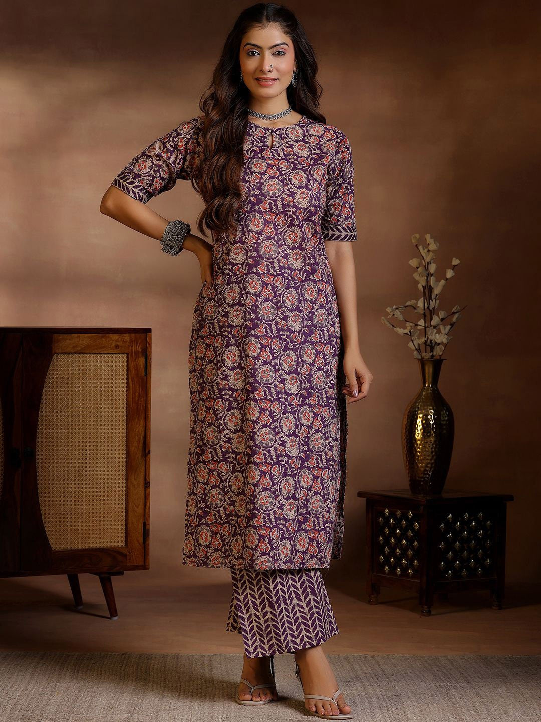 Heritage Blossom Kurti Set