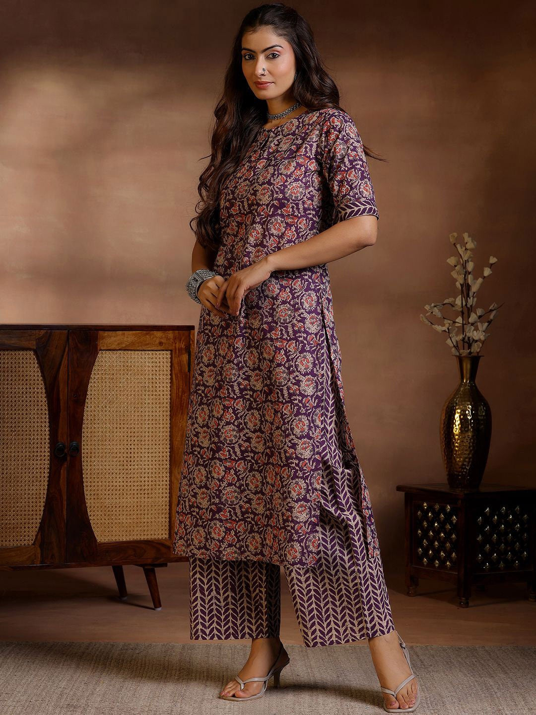 Heritage Blossom Kurti Set