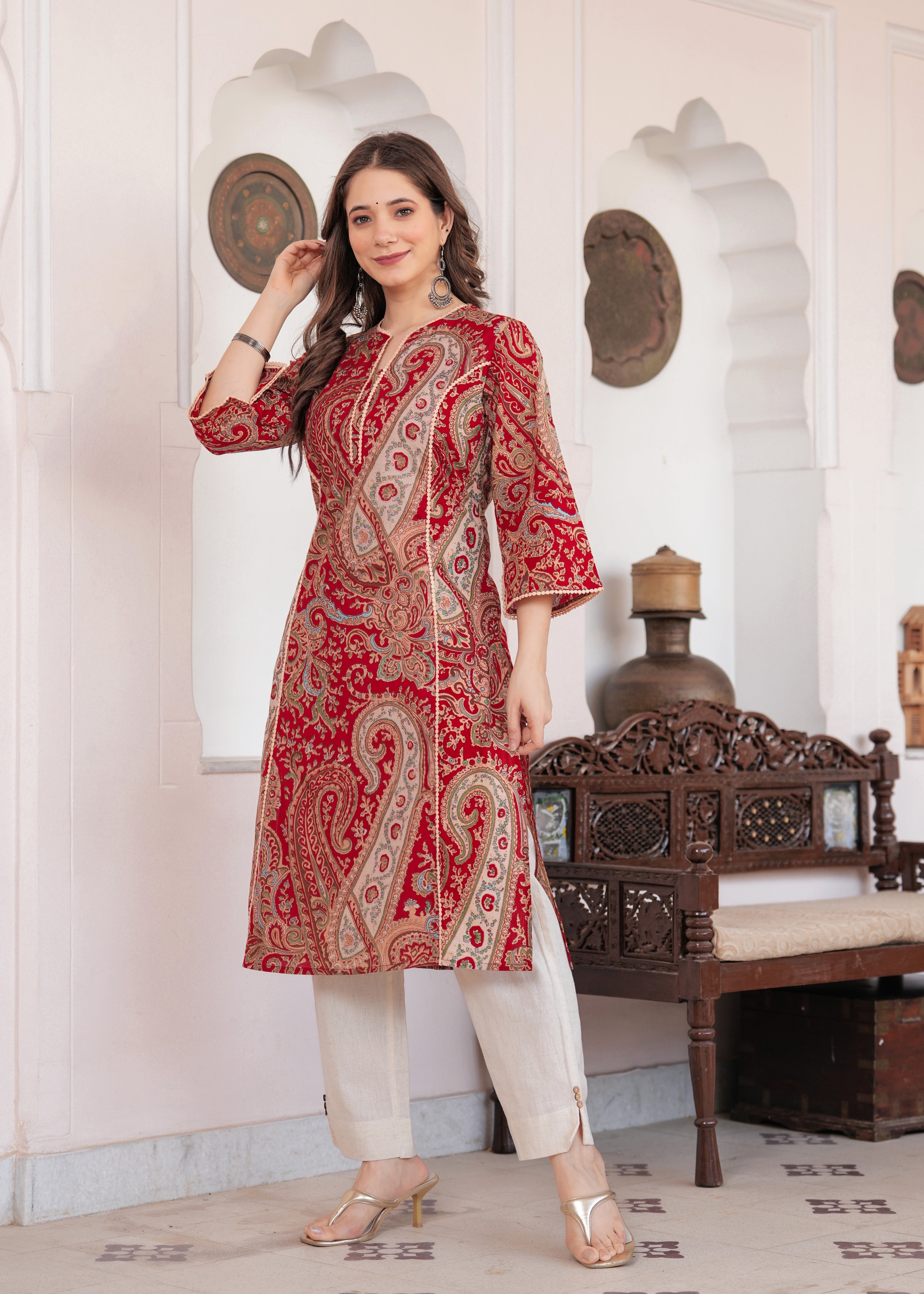 Hawa Mahal Glow Kurti Set