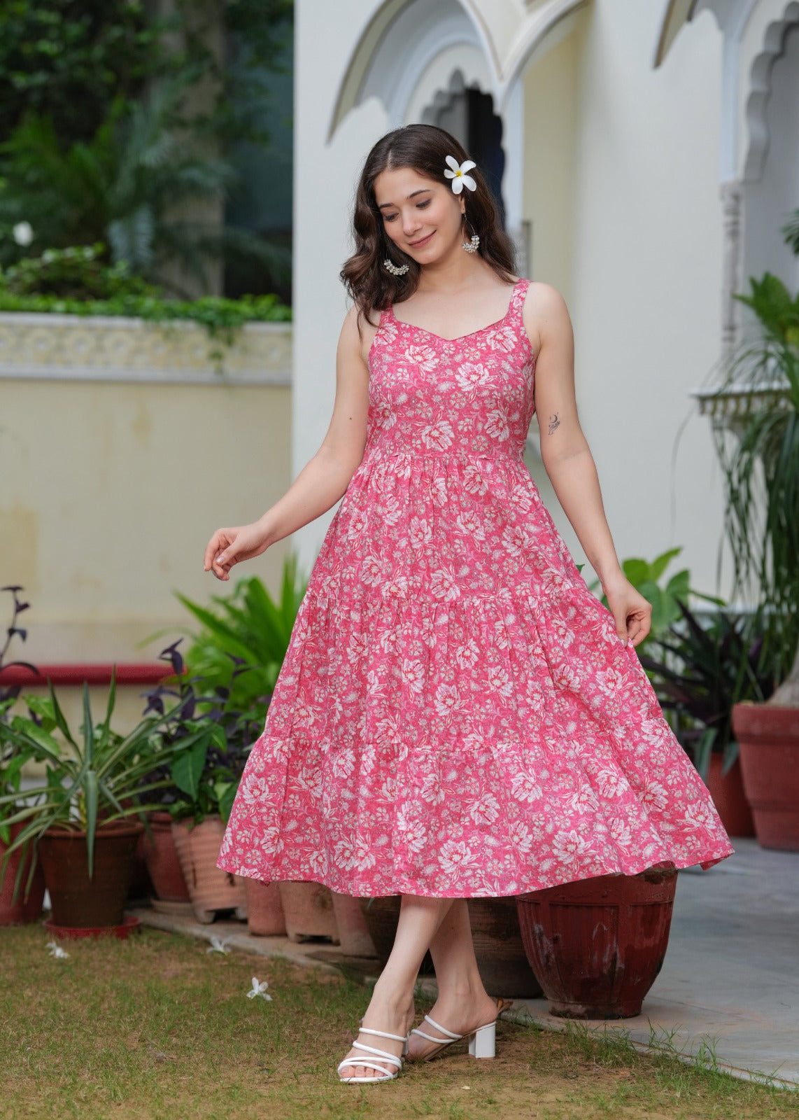 Rani Pink ethnic Dress