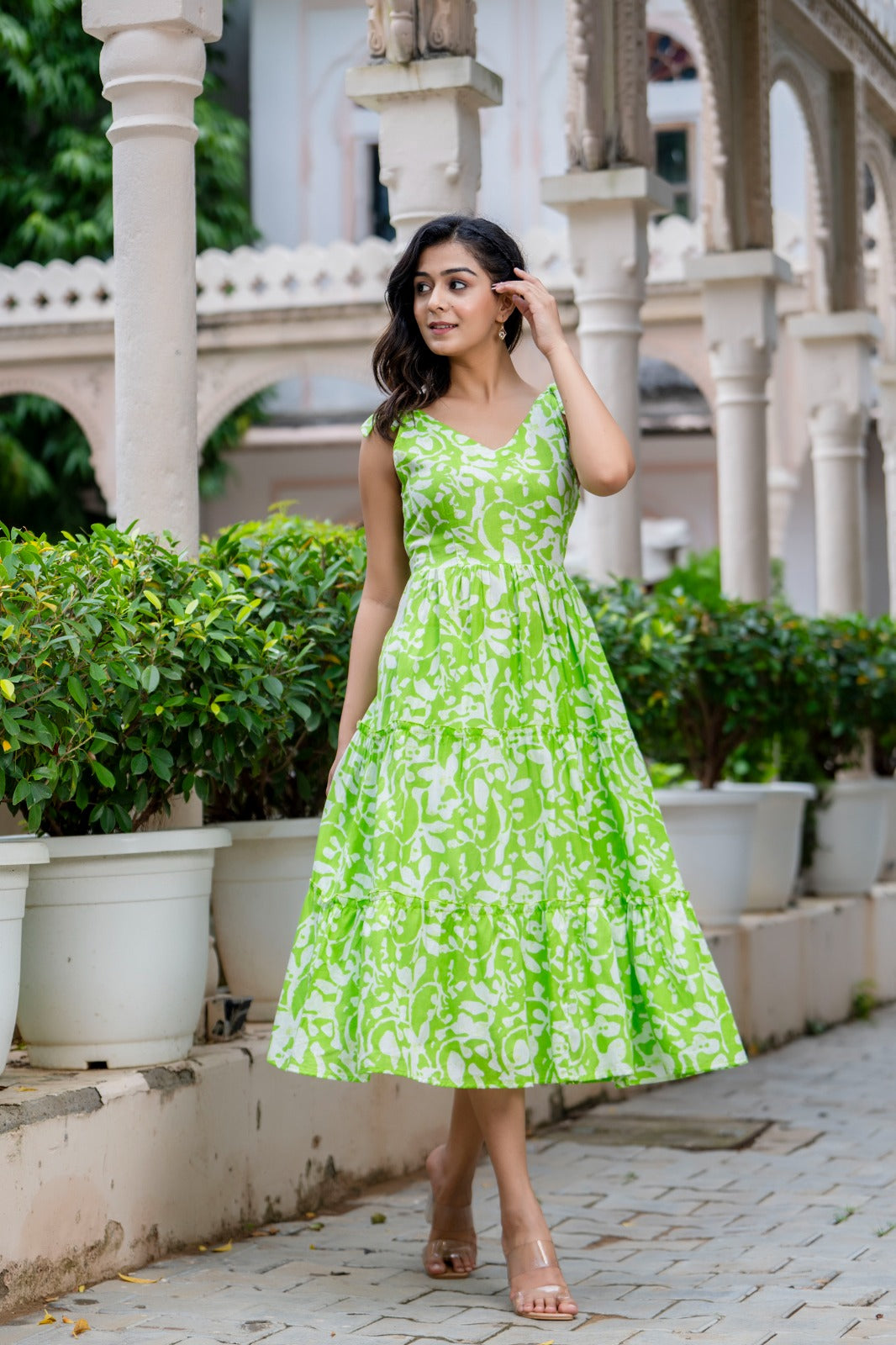 Emerald Rajputi Dress
